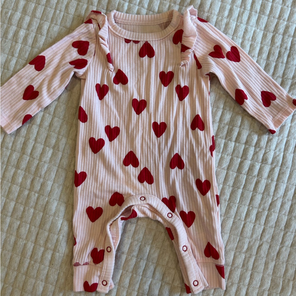 Cat & Jack Pink Heart One Piece